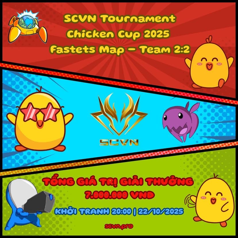 SCVN Tournament Chicken Cup 2025 Fastets Map – Team 2:2